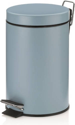 Monaco Pedaal Afvalemmer - 3 liter - Licht Blauw - Kela