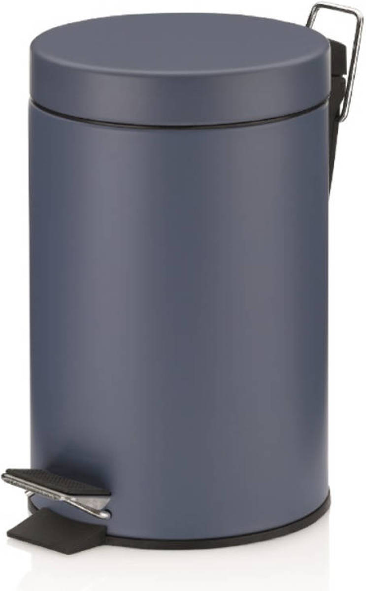 Monaco Pedaal Afvalemmer - 3 liter - Blauw - Kela