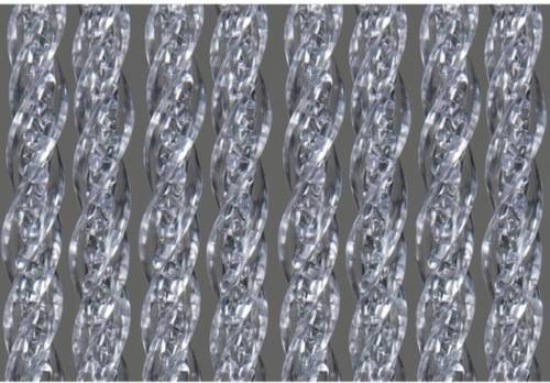 Merkloos Vliegen deurgordijn transparant 90 x 220 cm - Vliegenwerend