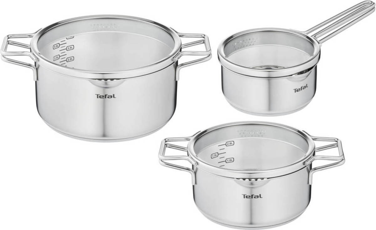 Tefal Nordica Nordica pannenset (set van 3)