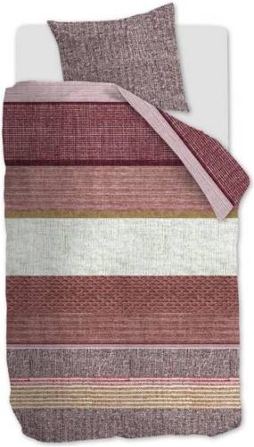 Beddinghouse Durness dekbedovertrek - 1-persoons (140x200/220 cm + 1 sloop) - Katoen - Red