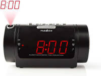Nedis Digitale Wekkerradio met Display LED van 0,9" FM Dubbel alarm Sluimeren