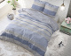 Sleeptime Elegance Dayny Blue 2-persoons (200 x 220 cm + 2 kussenslopen) Dekbedovertrek