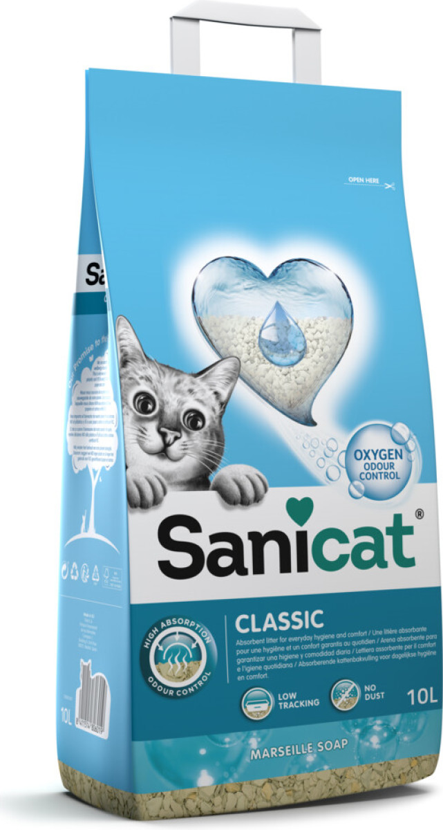 Sanicat Classic Kattenbakvulling Marseille Soap 10 liter