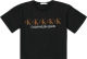 CALVIN KLEIN JEANS T-shirt Logo van biologisch katoen zwart/goud/wit