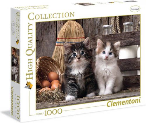 Clementoni Lovely kittens legpuzzel 1000 stukjes