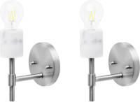Beliani Armeria Wandlamp Metaal 9 X 9 Cm