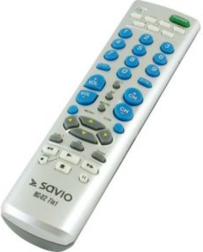 Savio RC-02 afstandsbediening IR Draadloos DVD/Blu-ray, TV Drukknopen