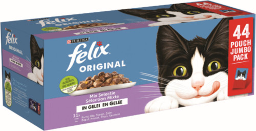 Felix Original Mix Selectie in Gelei 44 x 85 gr