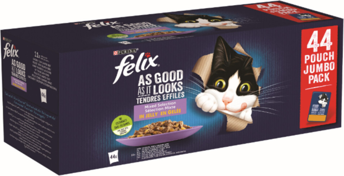 Felix Elke Dag Feest Mix Selectie in Gelei 44 x 85 gr