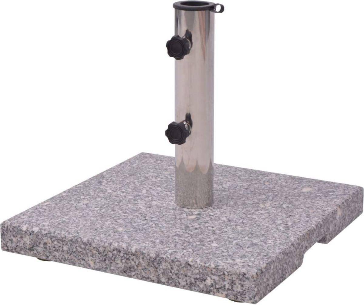 VidaXL Parasolvoet Graniet 20 kg vierkant