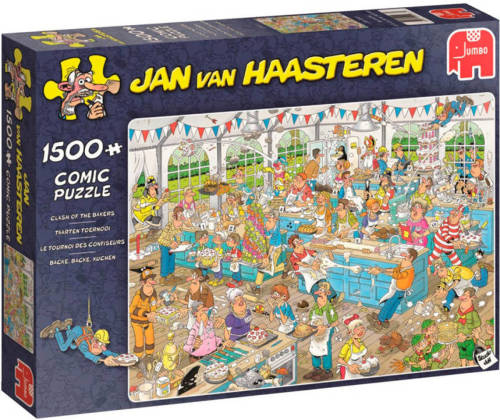 Jan van Haasteren taarten toernooi legpuzzel 1500 stukjes