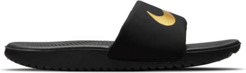 Nike Kawa Slide (GS/PS) slippers zwart/metallic goud