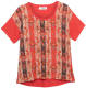 Desigual T-shirt met all over print rood/roze