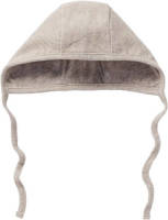 Noppies rib gebreide newborn muts Nevel taupe melange