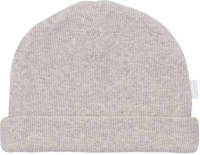 Noppies rib gebreide newborn muts Nevel taupe melange