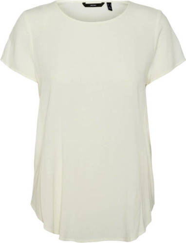 VERO MODA top VMBECCA cream wit