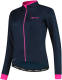 Rogelli fietsshirt Essntial donkerblauw/roze