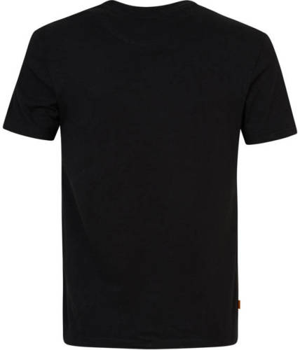 Timberland T-shirt van biologisch katoen zwart
