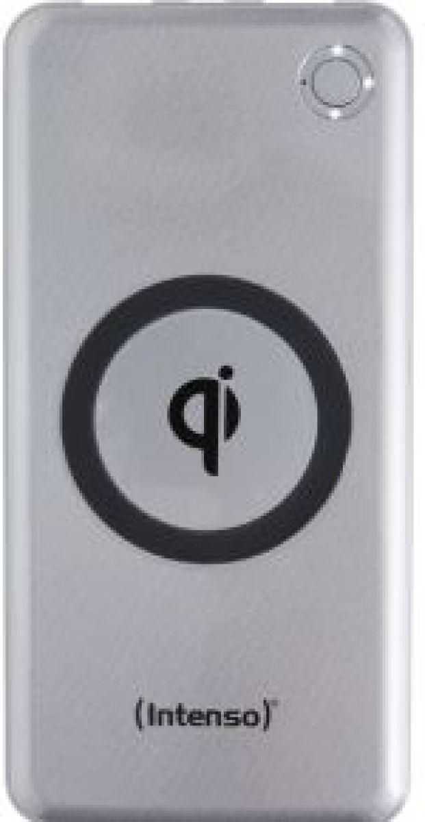 Intenso Powerbank WPD10000 zilver incl. draadloze lader