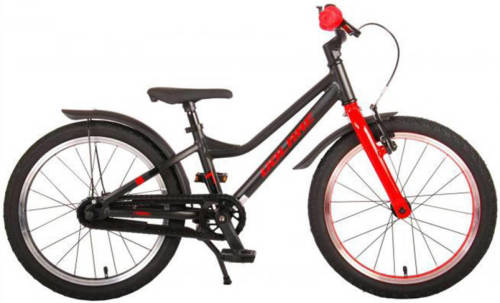 Volare Blaster kinderfiets 18 inch Zwart/ Rood kinderfiets Blaster 18 inch