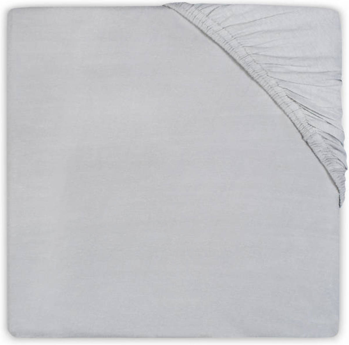 Jollein katoenen ledikant hoeslaken 60x120 cm soft grey