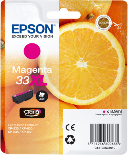 Epson 33XL Cartridge Magenta