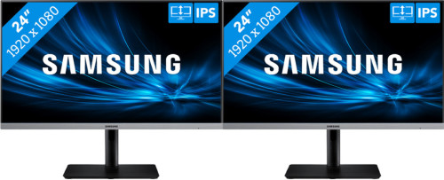 Samsung LS24R650 dual monitor setup