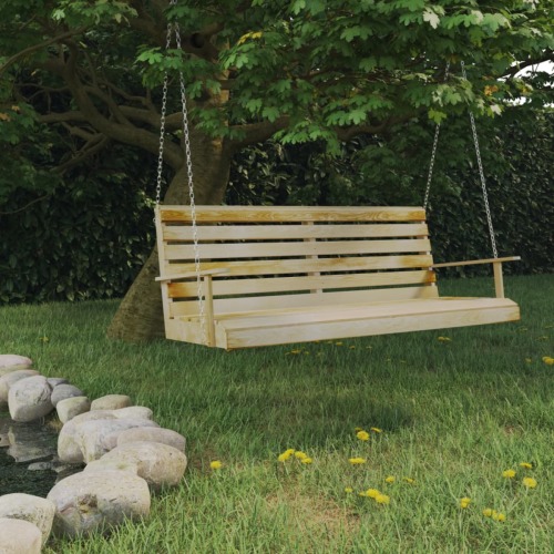 VidaXL Schommelbank 155x65x60 cm geïmpregneerd grenenhout