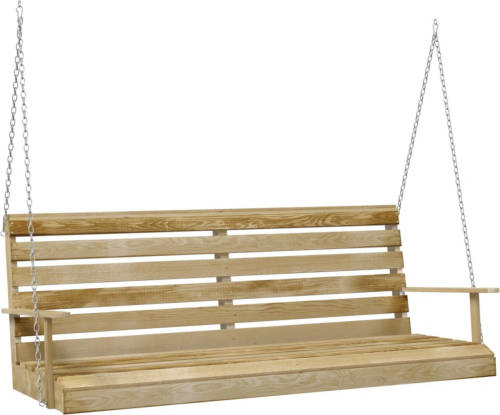 VidaXL Schommelbank 155x65x60 cm geïmpregneerd grenenhout