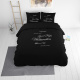 Sleeptime Elegance Welterusten - Zwart 2-persoons (200 x 220 cm + 2 kussenslopen) Dekbedovertrek