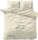 Sleeptime Elegance Welterusten - Creme Lits-jumeaux (240 x 220 cm + 2 kussenslopen) Dekbedovertrek
