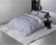 Sleeptime Elegance Two Toned - Verwarmend Flanel - Grijs/Blauw Lits-jumeaux (240 x 200/220 cm + 2 kussenslopen) Dekbedovertrek