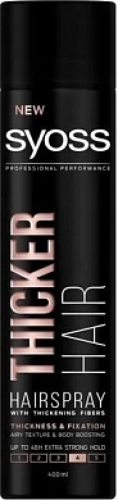 Syoss Hairspray Thicker Hair 4 Extra Strong Hold