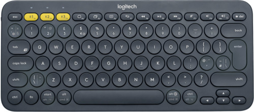 Logitech K380 Draadloos Toetsenbord QWERTY Grijs