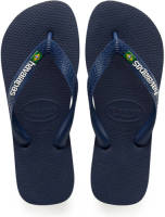Havaianas Brasil Logo teenslippers donkerblauw