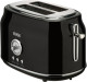 Bourgini Retro Toaster Black
