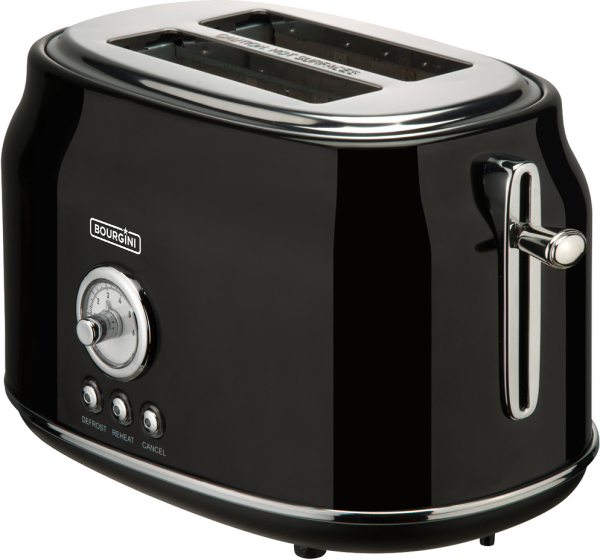 Bourgini Retro Toaster Black