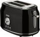 Bourgini Retro Toaster Black