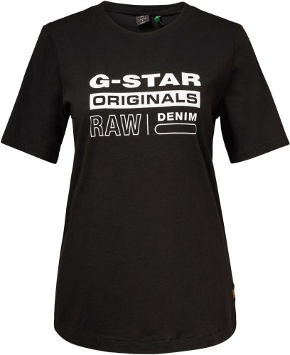 G-star Raw T-shirt Originals label regular met frontprint