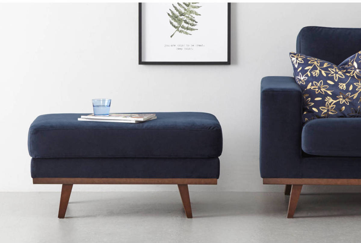 wehkamp home hocker Torino velours
