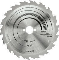 Bosch Speedline Zaagblad voor Hout 160x20x2,4mm 12T