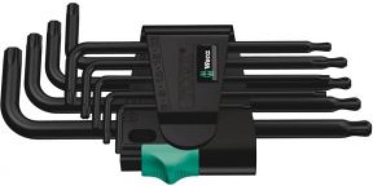 Wera 967/9 TX 1 Winkelschlüssel- satz. BlackLaser