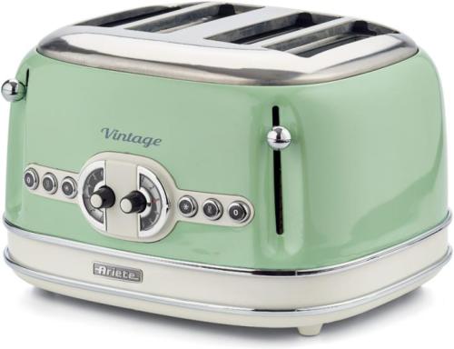 Ariete broodrooster Vintage Retro (4 sleuven) - groen