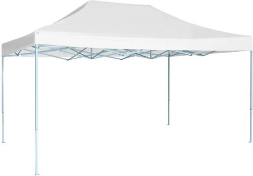 VidaXL Partytent inklapbaar 3x4 m staal wit
