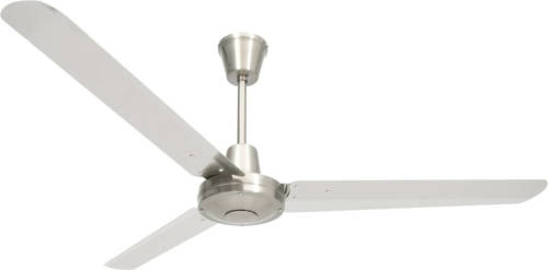 VidaXL Plafondventilator 142 cm zilverkleurig