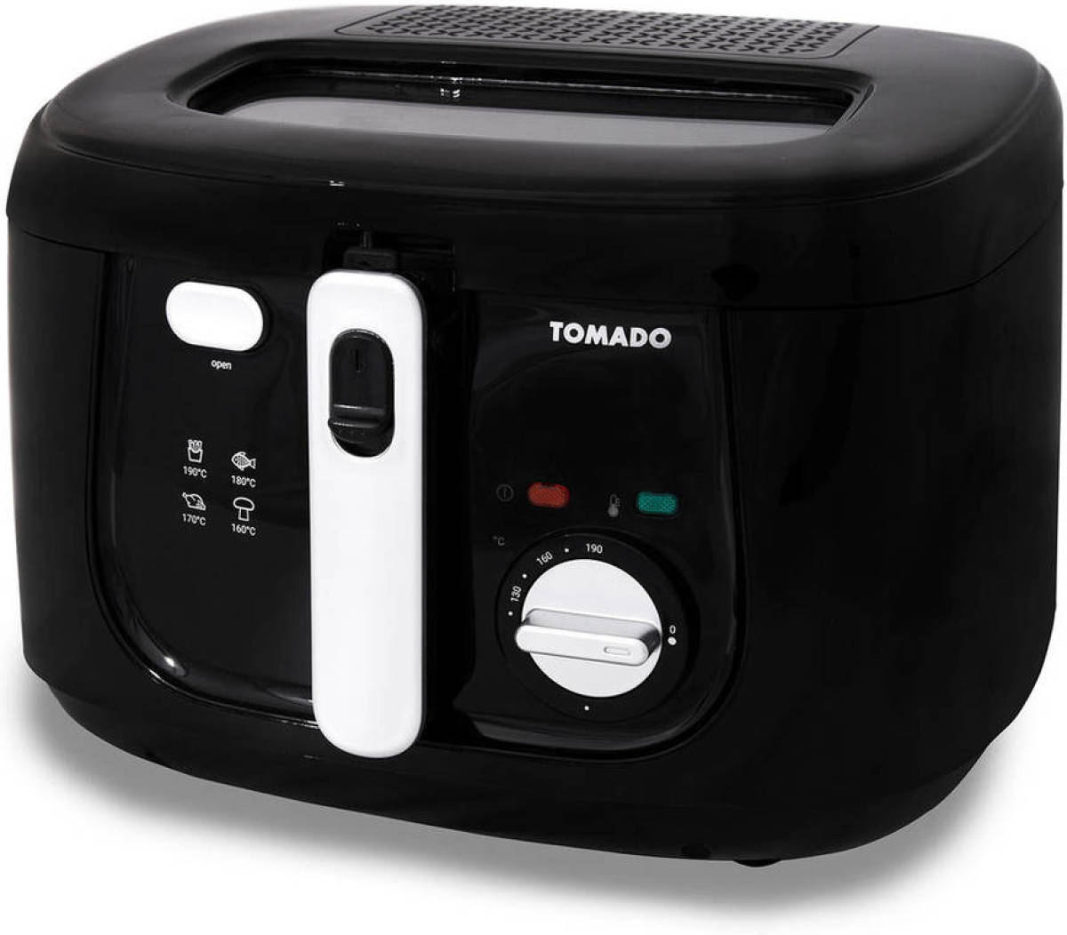 Tomado TDF2501B klassieke frituurpan - 2,5 liter - reukfilter