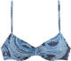 Lascana beugel bikinitop met paisley print blauw