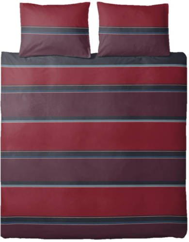 Ten Cate Katoenen Tweepersoons Dekbedovertrek - 200x200/220 - Thor Rood