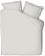 Presence Percale Uni - Off White Lits-jumeaux (240 x 240 cm + 2 kussenslopen) Dekbedovertrek